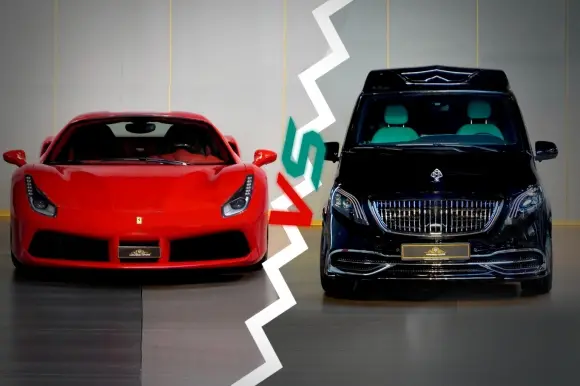 Would You Rather Own a Ferrari or a Fully Loaded Luxury Van?